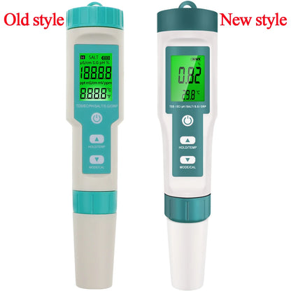 COM-600 7 in 1 PH TDS EC ORP Salinity S. G Temp Meter Water Quality Monitor Tester IP67 for Drinking Water, Aquariums PH Meter